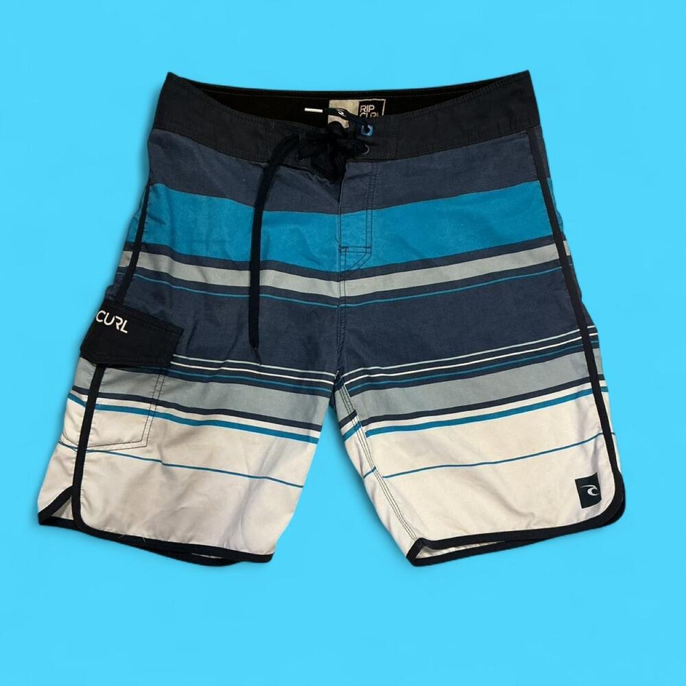 Rip curl striped board shorts